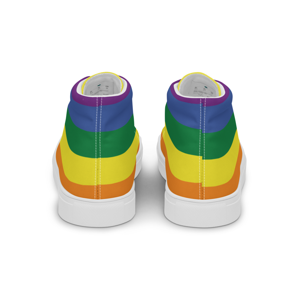 Women’s high top Rainbow canvas shoes